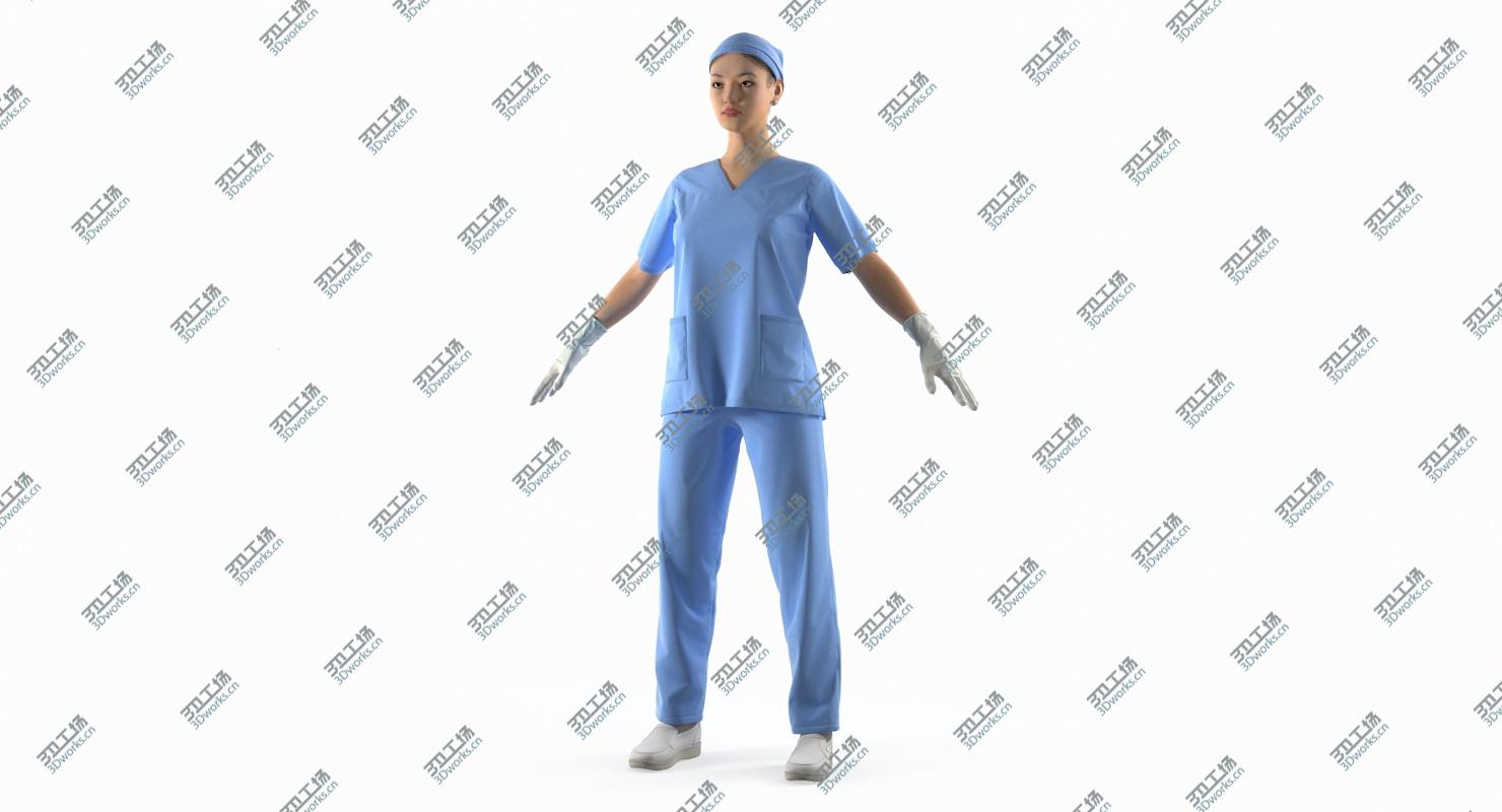 images/goods_img/2021040233/Asian Female Surgeon Rigged 2 3D/3.jpg